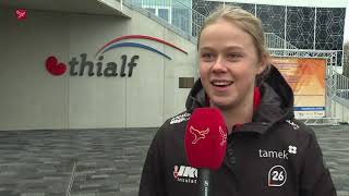 Schaatster Femke Beuling uit Emmeloord staat voor een belangrijke week [upl. by Entsirhc]