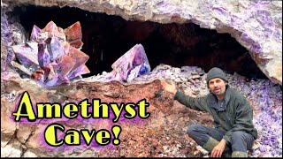 Massive Amethyst Crystals Found Mining in Canada [upl. by Cila838]