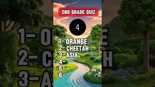 2nd grade quiz ✅ 😝 shorts youtubeshortsiqsmart iqsmart quiz iqboosttrivia quiz [upl. by Orwin983]