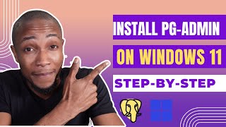 How to install PgAdmin on Windows 11 [upl. by Sitarski790]