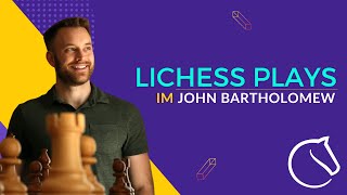 IM John Bartholomew Lichess Plays October 2 2022 [upl. by Saoj]