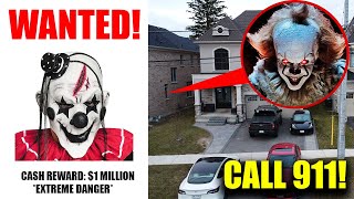 Crazy Killer Clown Breaks into STROMEDYS House and attacks my camera YOU WONT BELIEVE IT [upl. by Onitnerolf252]