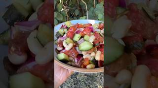 Easy Mediterranean White Bean Salad [upl. by Adnilemre]