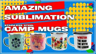 How To Sublimate a Camp Mug in an Oven AND with a Mug Press  StepbyStep [upl. by Christiansen38]