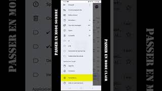 GMAIL  comment passer en Mode Sombre sur la Messagerie [upl. by Morrissey]