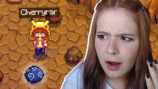 VOLTEI NA CAVERNA DA CAVEIRA NO DESERTO  Stardew Valley 42 [upl. by Rina207]