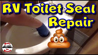 💪 DIY  RV Toilet Seal Repair  Dometic Toilet Fix [upl. by Ydnal183]