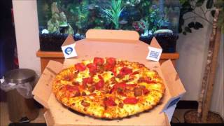 Dominos Sausage amp Pepperoni Personal Pan Pizza Review [upl. by Patrick]