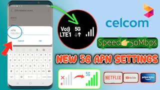 celcom 5g high speed net apn settings 2022 [upl. by Eaned]