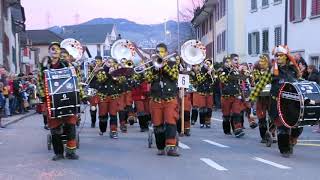 Gugge Sprengkommando Bütschwil am Umzug  Fasnacht Schmerikon 2020 [upl. by Drescher652]