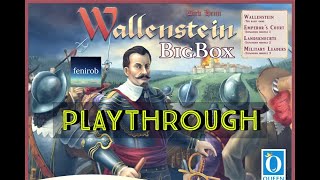 Wallenstein Board Game  Big Box 2021 Playthrough [upl. by Ailiec300]