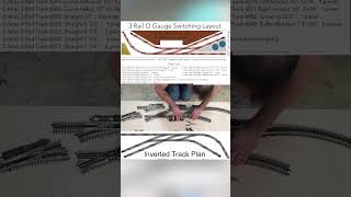 Trying Out an O Gauge Switching Layout Track Plan modeltrain ogauge [upl. by Nylinej]