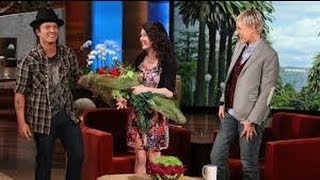 Extended Cut Brunos Tour Announcement amp Prom Surprise on Ellen show [upl. by Tremayne847]