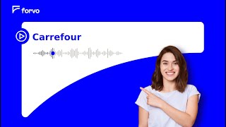 How to pronounce Carrefour in French [upl. by Cirdla616]