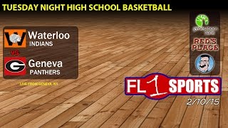 Waterloo  Geneva  Finger Lakes East Section V Basketball on FL1 Sports [upl. by Googins554]