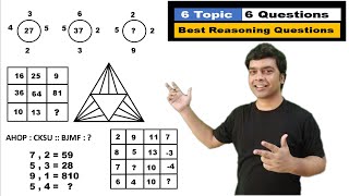 6 Important Reasoning Questions  Maths Puzzles  imran sir maths [upl. by Schlessinger247]