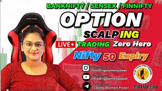 LIVE TRADING NIFTY50 SENSEX EXPIRY  14 NOV  thetradingfemme nifty50 banknifty livetrading [upl. by Atrebor724]