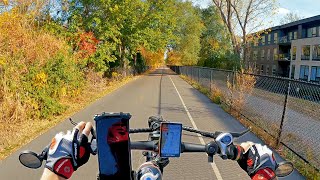 Autumn eBike ride around Lake Maka Ska amp Midtown Greenway [upl. by Croom]