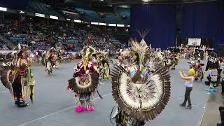 FSIN Powwow 2022 Championship Sunday Sr Mens Traditional Dancers Groups 1 amp 2 [upl. by Felicio965]