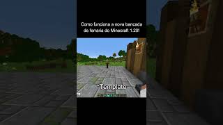 Como Funciona a Nova Bancada de Ferraria do Minecraft 120 shorts [upl. by Tyika]