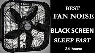 Black Screen Holmes Box Fan Sound  Relaxing White Noise for Restful Nights [upl. by Bonis685]