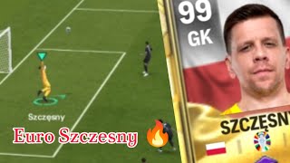 The shocking gameplay of Euro Wojciech Szczęsny 🔥 [upl. by Darice]