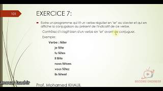 100 LANGAGE C CHAINE DE CARACTERE EX 7 DARIJA [upl. by Aislehc115]