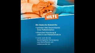 50 Jahre Deutsche Krebshilfe – Palliativmedizin [upl. by Anoval]