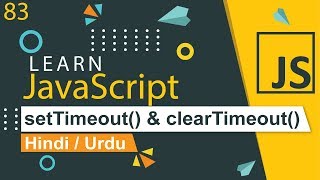 JavaScript setTimeout amp clearTimeout Tutorial in Hindi  Urdu [upl. by Noynek]