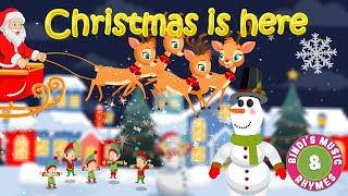 Christmas is Here  Chistmas Special 2023  Christmas Carols  Bindis Music amp Rhymes [upl. by Eniamrahc]