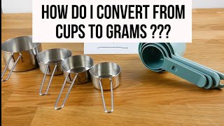 How many grams are in one cup  Baking conversion 101 Episode 1 [upl. by Esbenshade927]