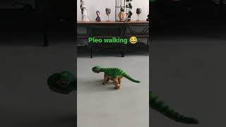 Pleo walking robot little cute guy 😍😃🤪 robot pets [upl. by Macario]