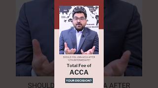 Total Fee of ACCA  Total Expenses on ACCA acca accasalary accacoursedetails viral trending [upl. by Luhar]