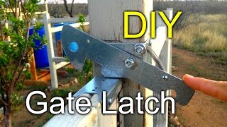 DIY Gate Latch  for my garden fence [upl. by Jilly]