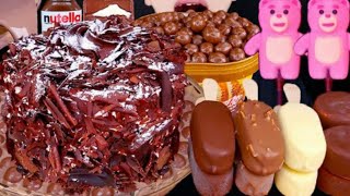 Jimmy ASMR chocolate malteser cereal cake ice cream candy Mukbang bites only [upl. by Rocca]