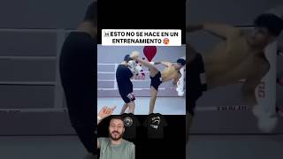 Esto no se hace en un entrenamiento ¿ustedes que opinan banda 🥵☠️ ufc mma [upl. by Dviad]