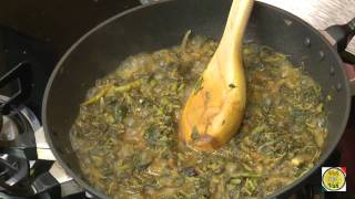 ThotaKura Pulusu  Amaranth cooked with Tamarind  By VahChef  VahRehVahcom [upl. by Nodarse]