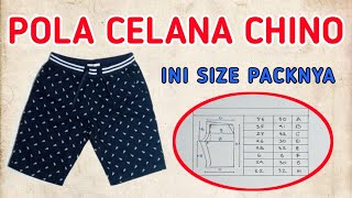 Cara membuat pola celana Chino pria [upl. by Benjamin220]