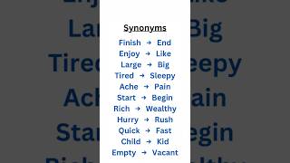 Synonyms learnenglish vocabulary synonym synonyms english learn words englishexpress [upl. by Meid]