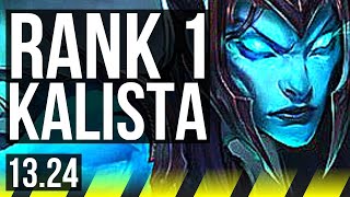 KALISTA amp Thresh vs LUCIAN amp Xerath ADC  Rank 1 Kalista 1117 Godlike  JP Challenger  1324 [upl. by Ary630]