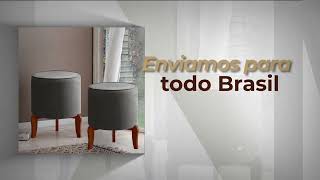 Banquetas Modernas Estofadas Direto de Fábrica  CCS Interiores [upl. by Yahsal]