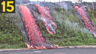 Top 15 Mesmerizing Lava Flows [upl. by Carolan741]