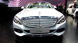 2015 MercedesBanz CClass C220  Exterior and Interior Walkaround  Debut at 2014 Detroit Auto Show [upl. by Ardys]