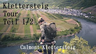 Calmont Klettersteig  Klettersteig Tour Teil 12 [upl. by Saffren]