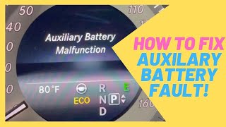 Mercedes Auxiliary Battery Malfunction EASY FIX [upl. by Adnol318]