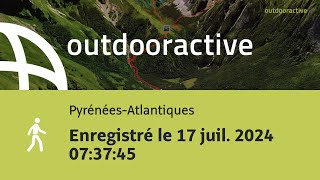 randonnée dans les PyrénéesAtlantiques Enregistré le 17 juil 2024 073745 [upl. by Ingrid]