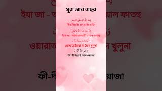 সূরা আল নাছর  Quran Alo [upl. by Attenev]