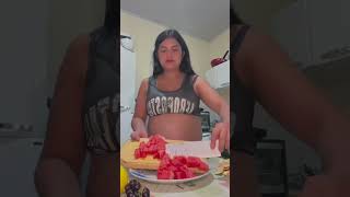 Parte 1 Tizana venezolana 🇻🇪🇧🇷 comidavenezolana saladadefruta gurmet venezolanos boavista [upl. by Sancho]