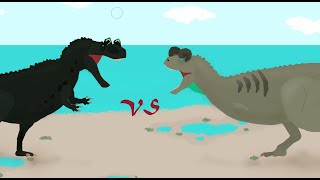 Carnotaurus vs Ceratosaurus [upl. by Terrene]