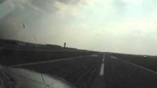 DC3 landing from the cockpit at Rochester NY [upl. by Estas821]